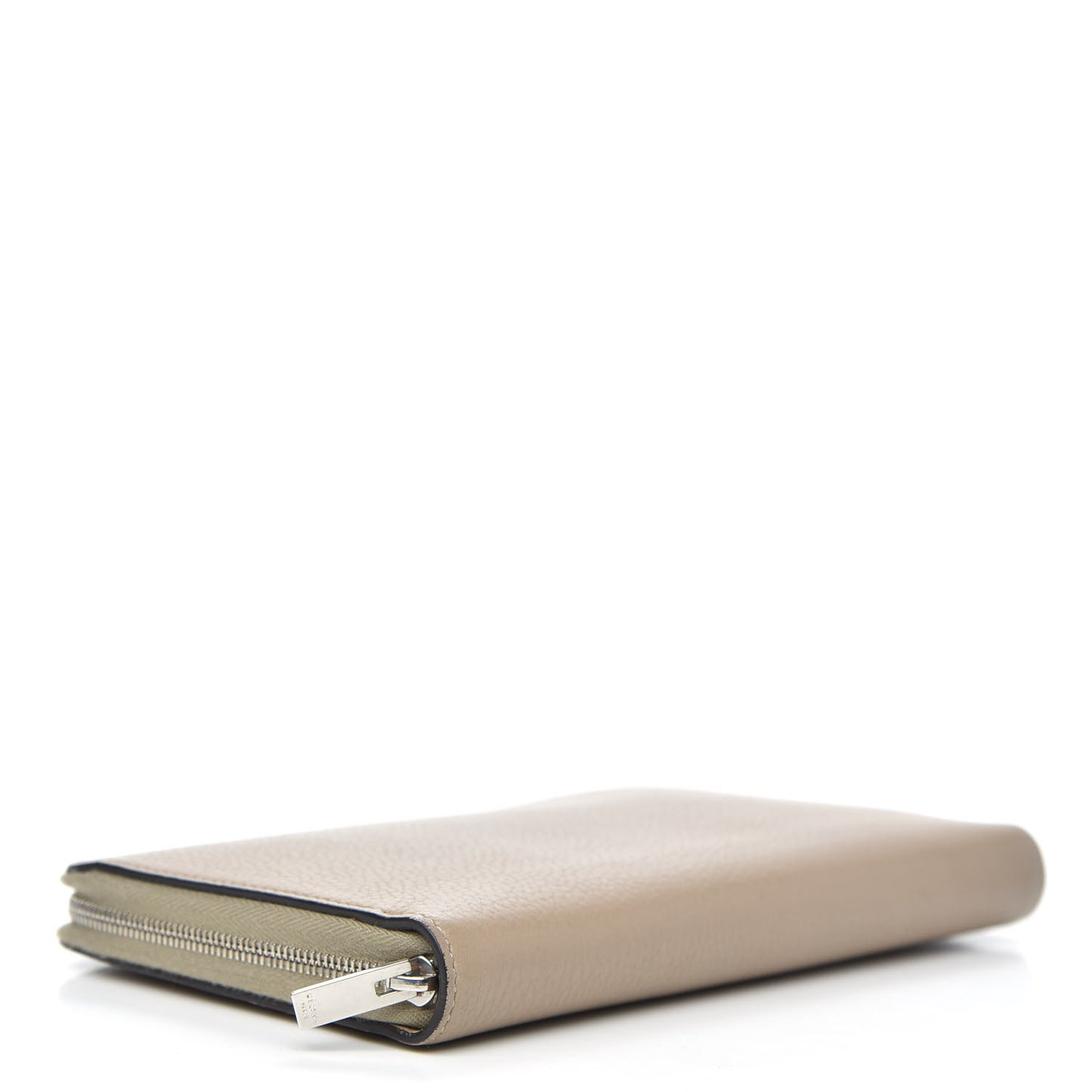 Grained Calfskin Large Zip Around Multifunction Wallet Dune