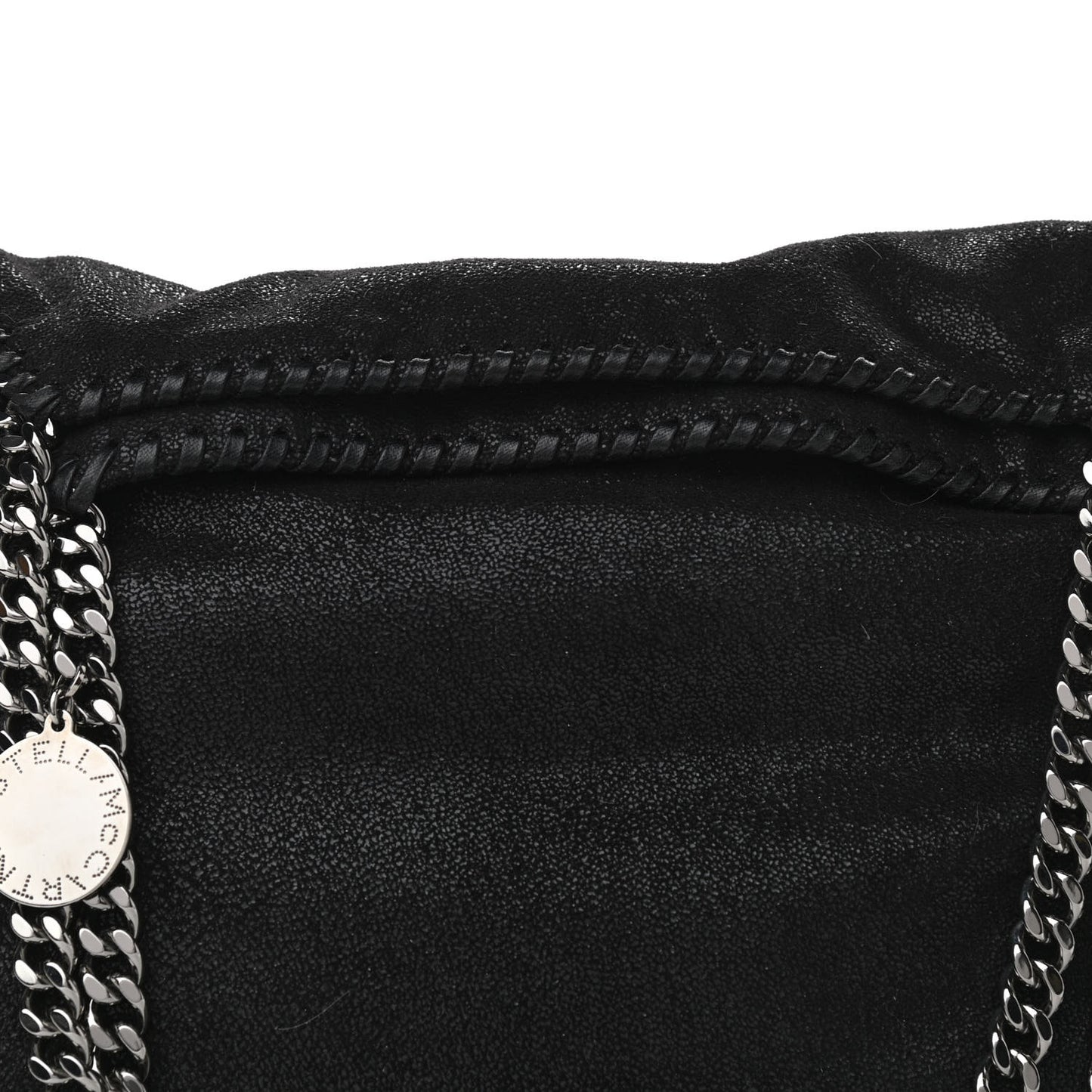 Shaggy Deer Falabella Fold Over Tote Black