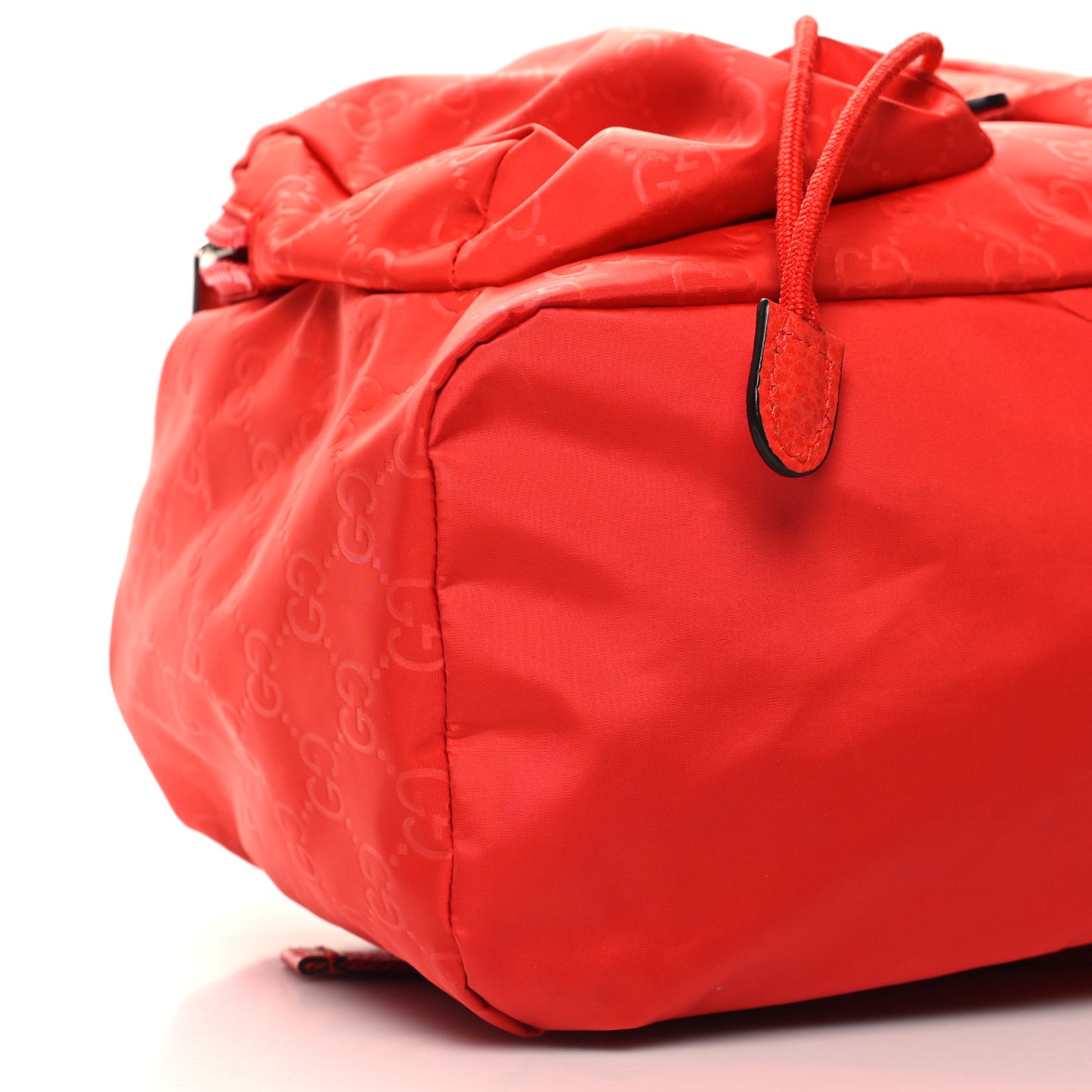 Nylon Monogram Small Single Buckle Backpack Red