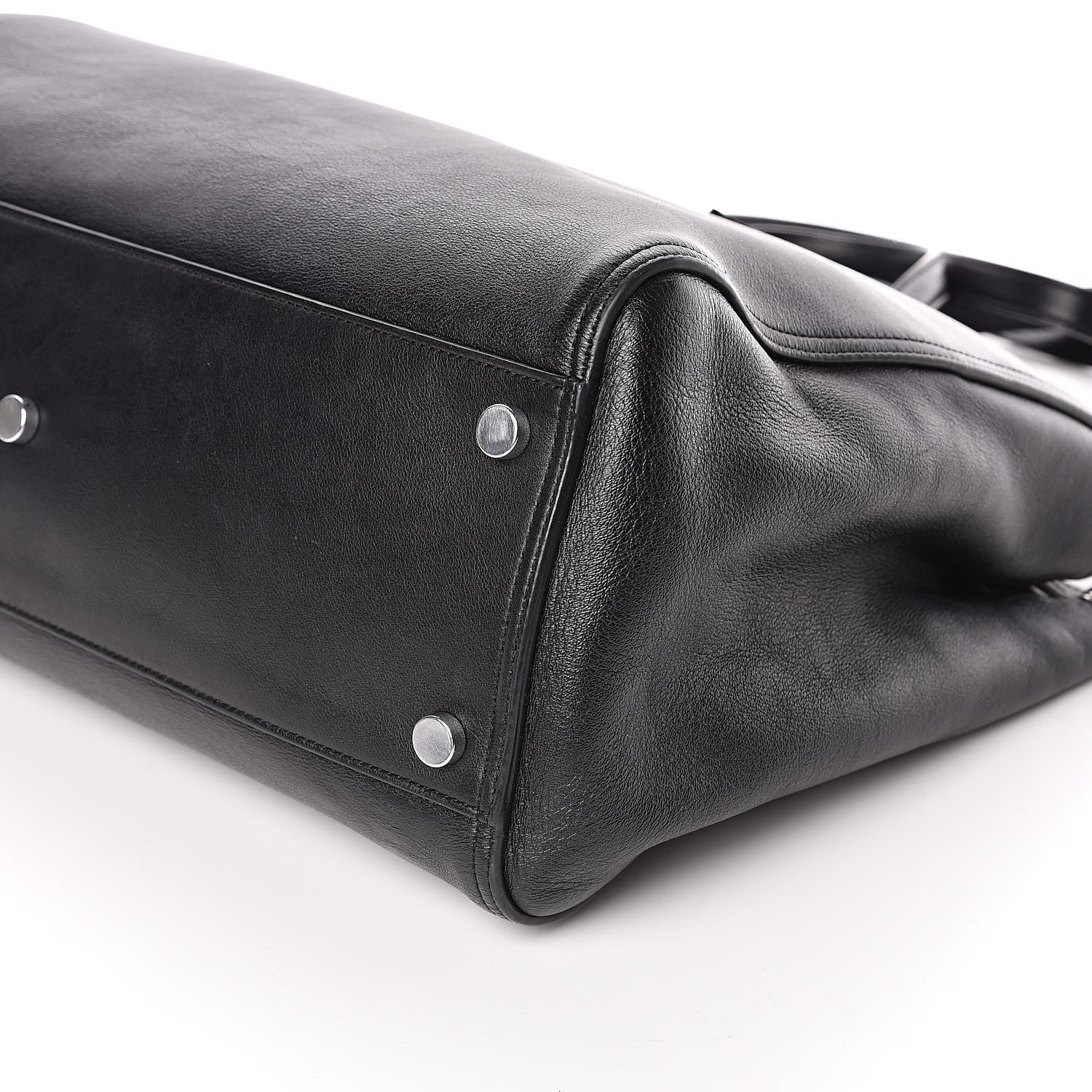Saint Laurent Calfskin Medium Amber Tote Black 12 of 13