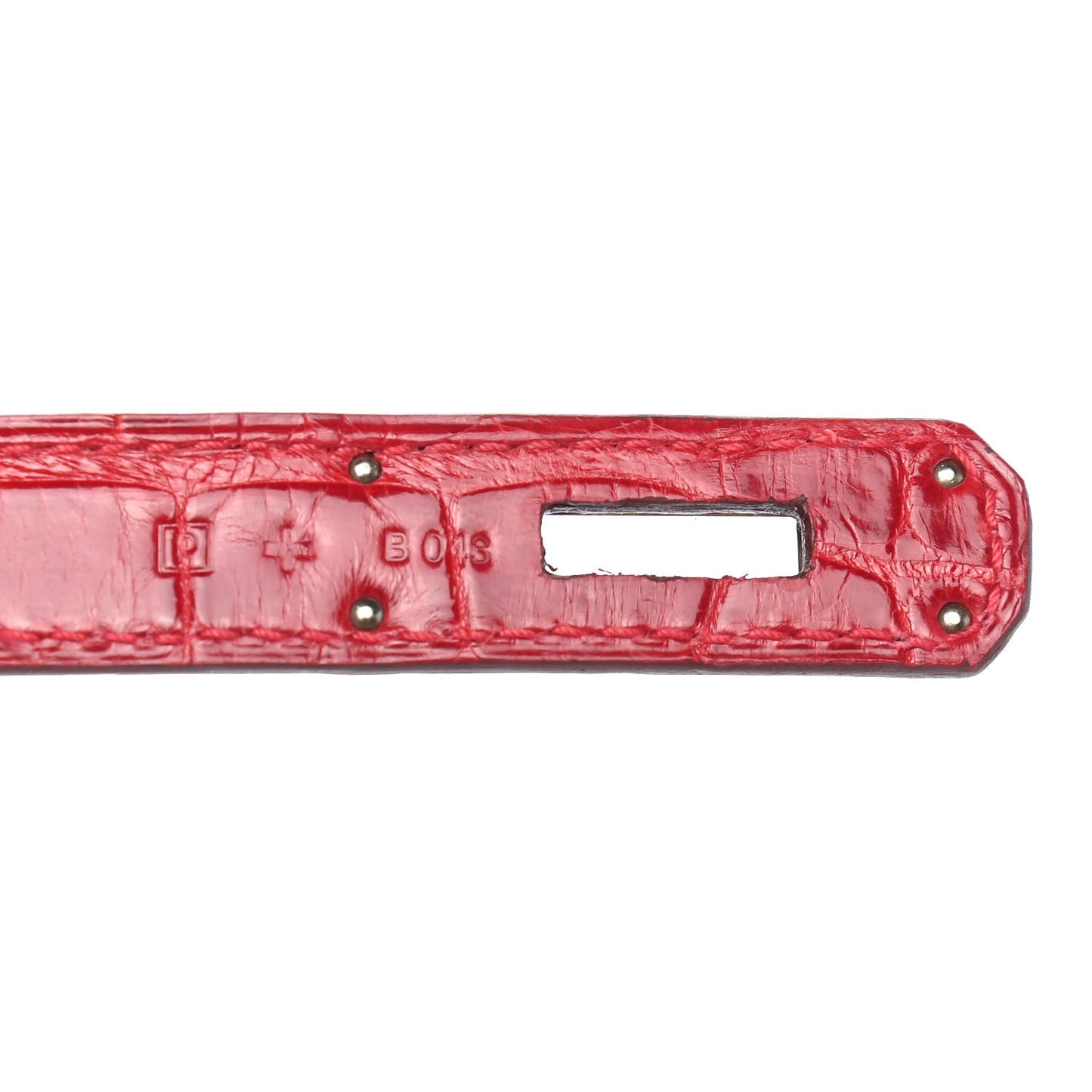 Shiny Porosus Crocodile Birkin 35 Braise