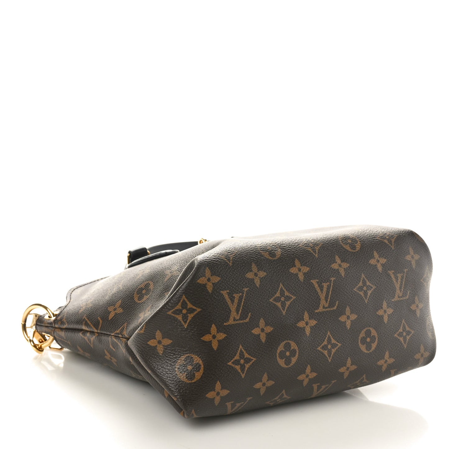 Monogram Flower Zipped Tote PM Black