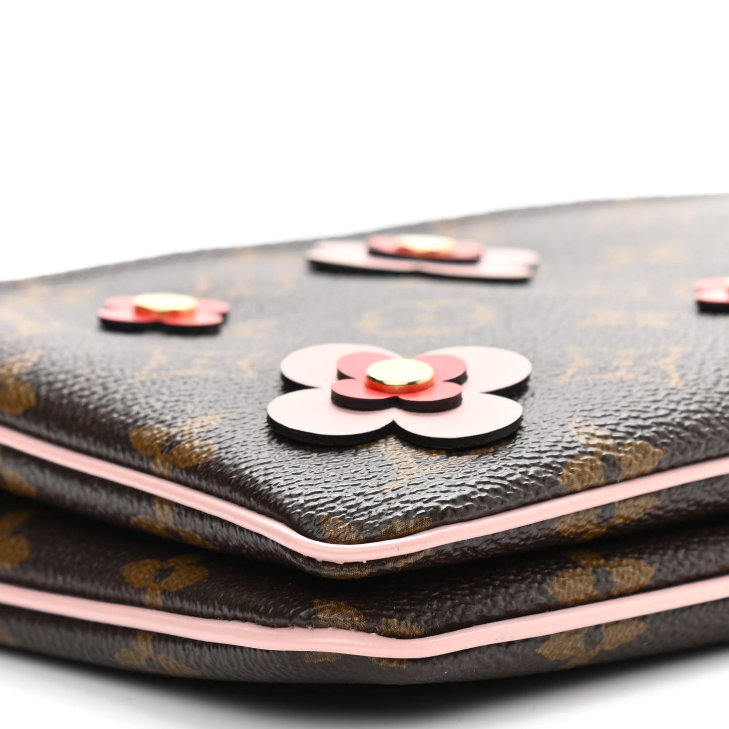 Monogram Blooming Flowers Double Zip Pochette