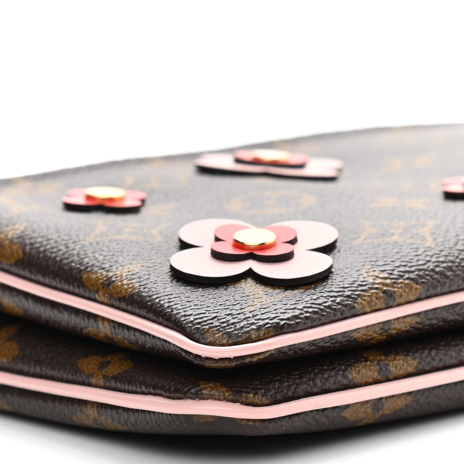 Louis Vuitton Monogram Blooming Flowers Double Zip Pochette 11 of 12