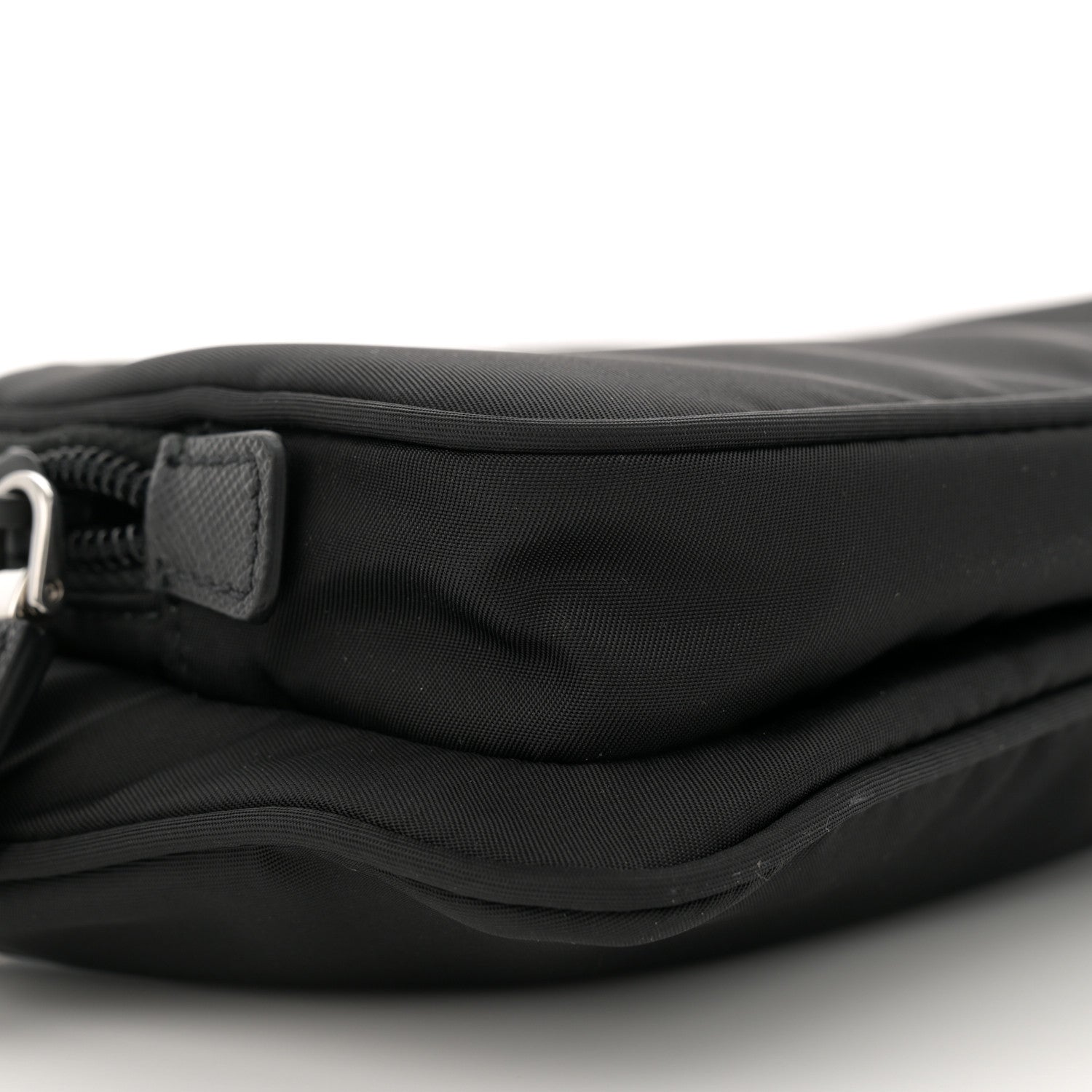 Prada Re-Nylon Saffiano Belt Bag Black 9 of 10