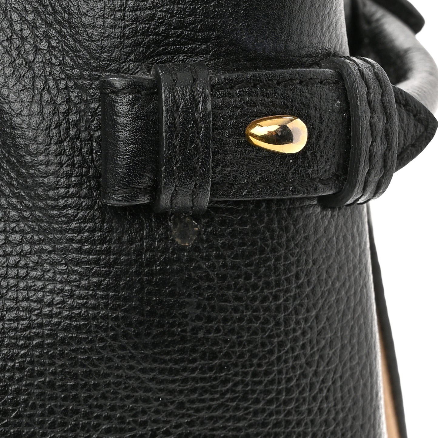 Grainy Calfskin House Check Medium Banner Tote Black