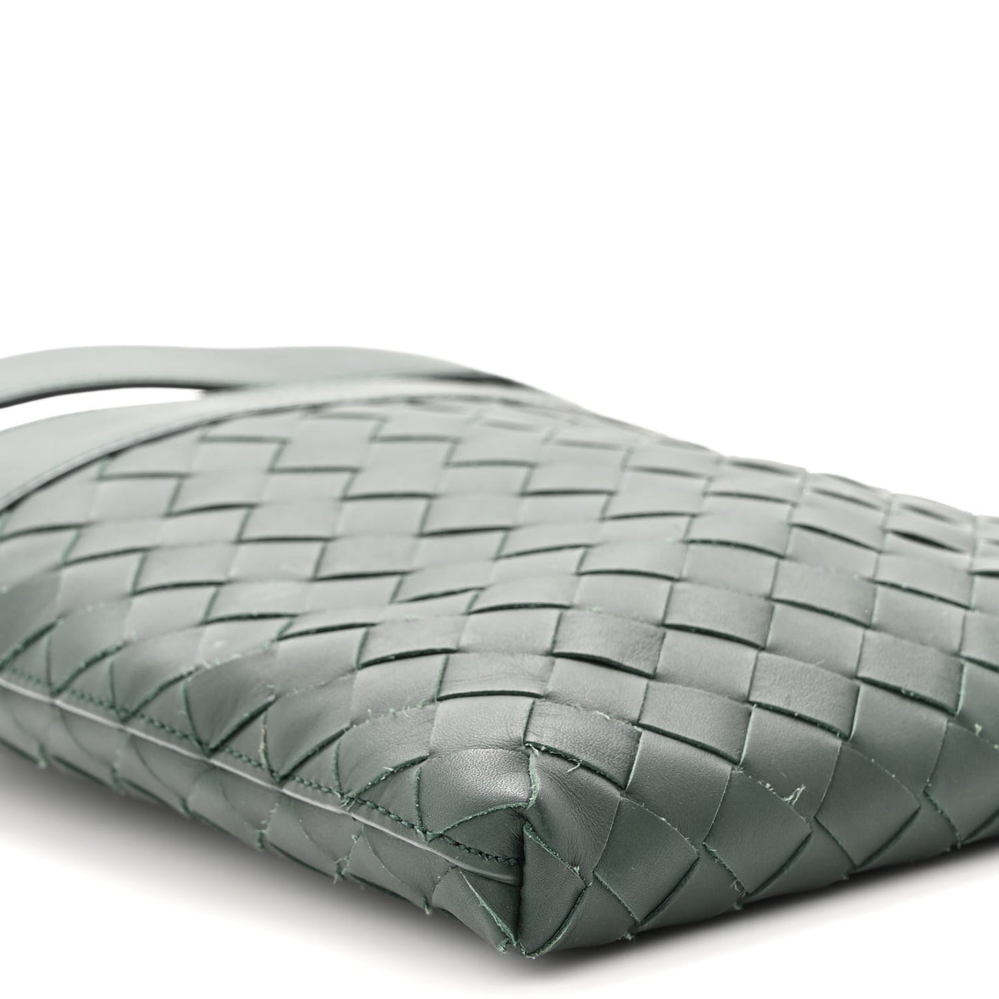 Nappa Intrecciato VN Crossbody Messenger Bag Green