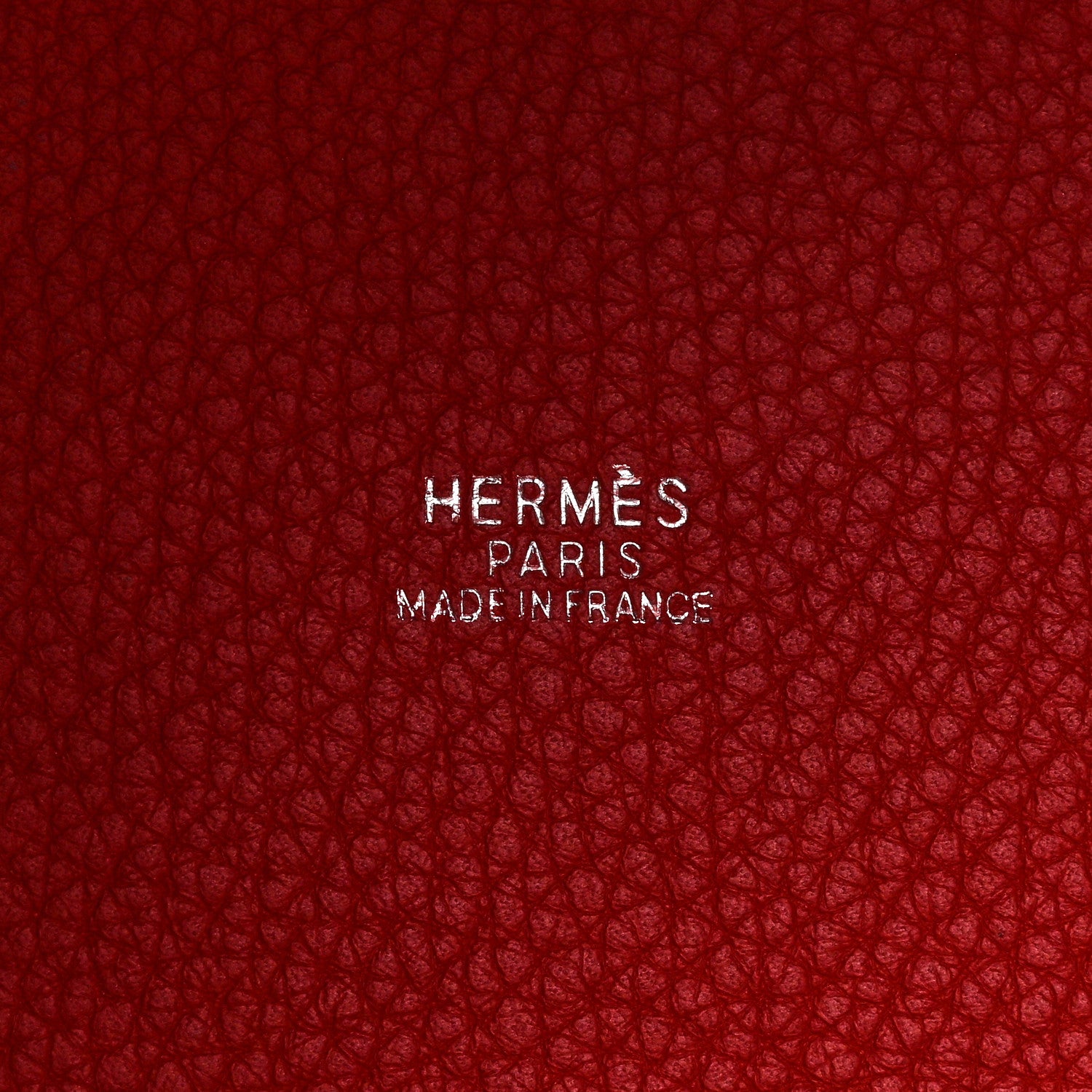 Hermes Taurillon Clemence Picotin 22 MM Rouge Vif 6 of 12