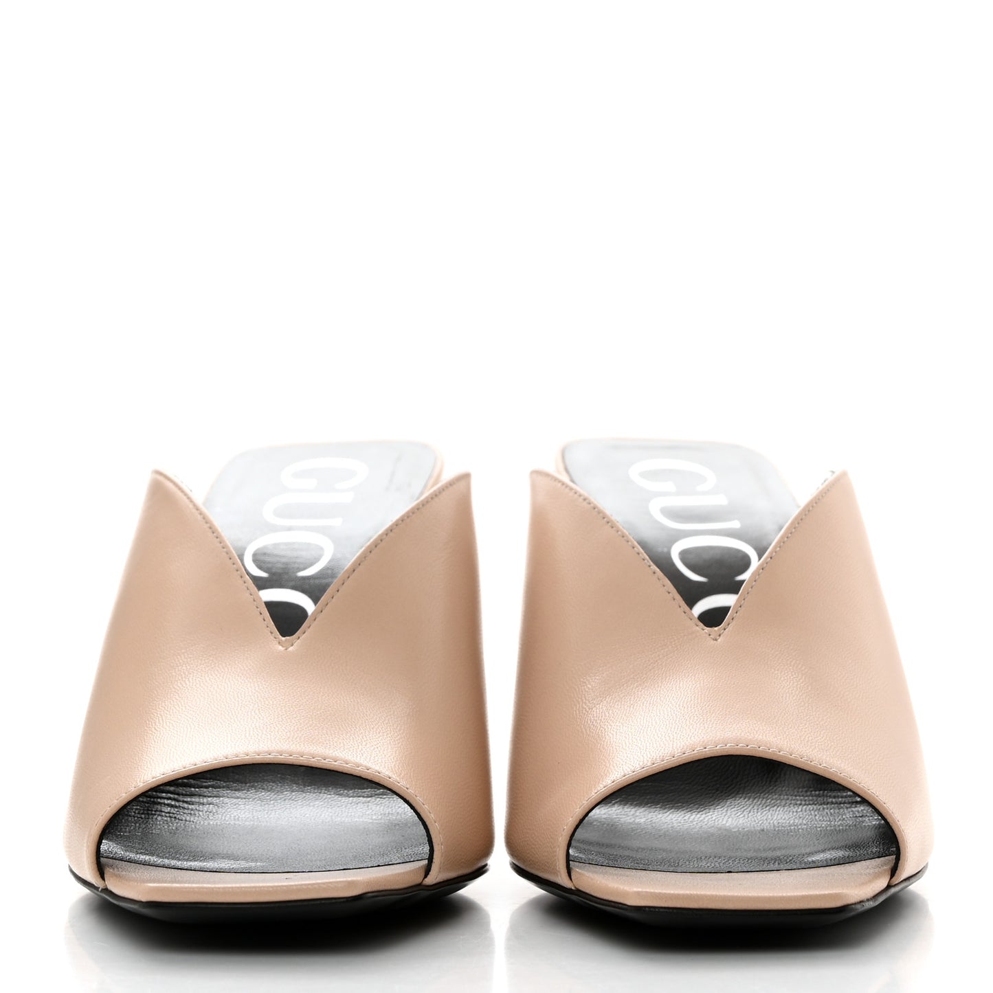 Malaga Kid Square G Slide Sandals 39 Skin Rose