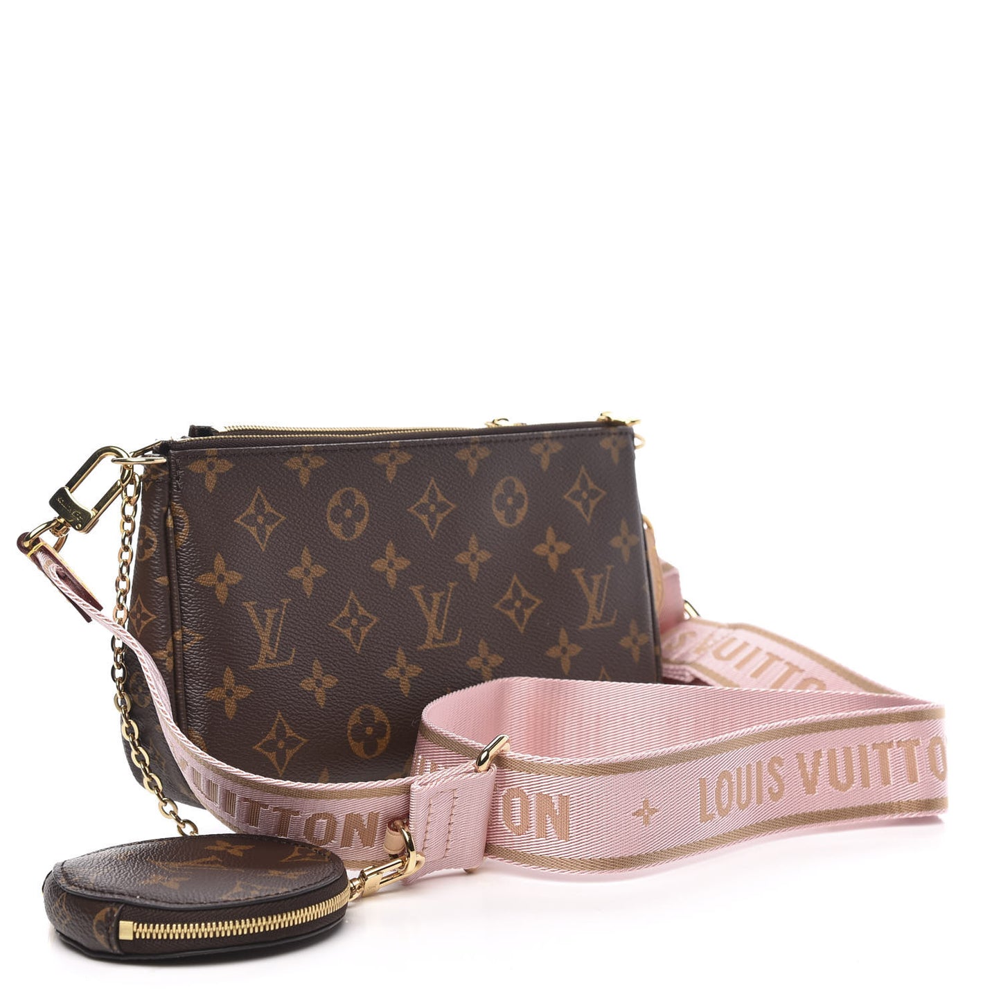Monogram Multi Pochette Accessories Rose Clair