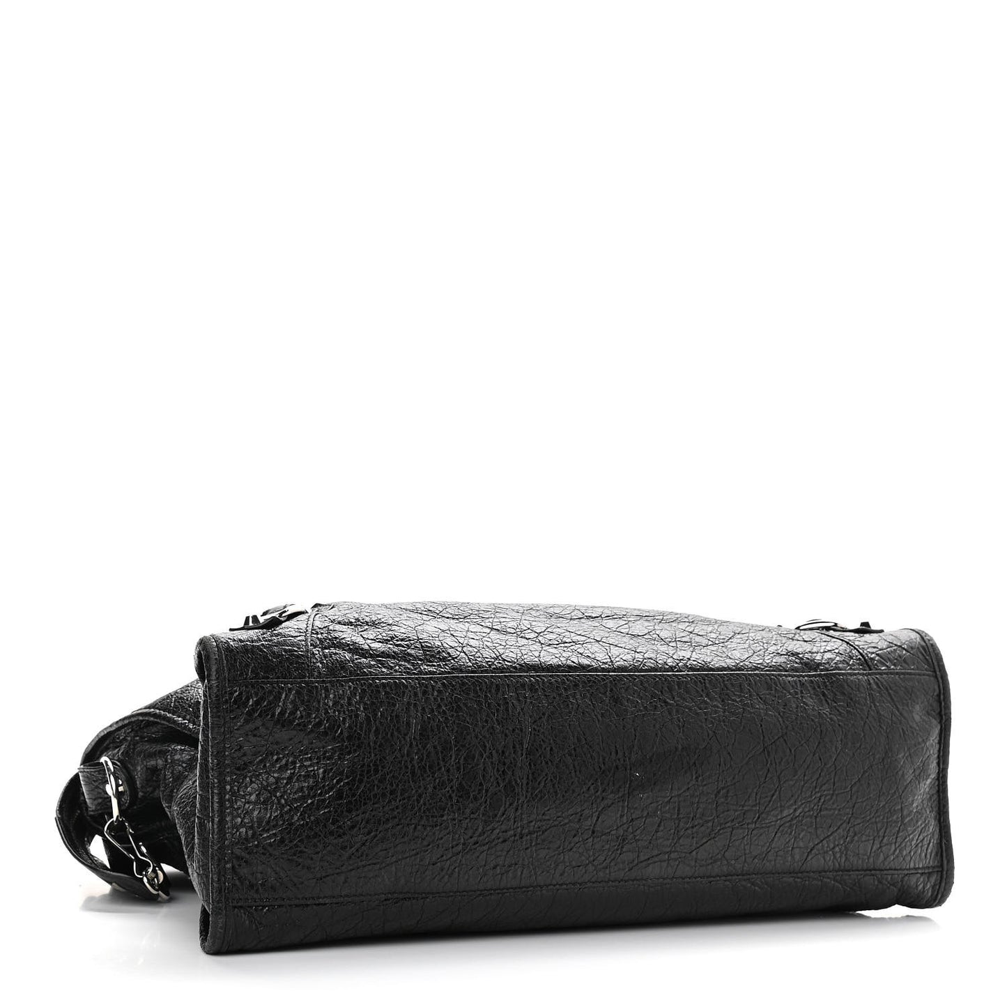 Agneau Classic Silver Hardware City Black