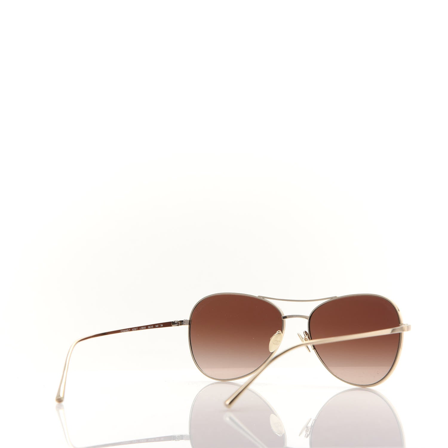 Chanel Sunglasses 4259-T Gold 4 of 8