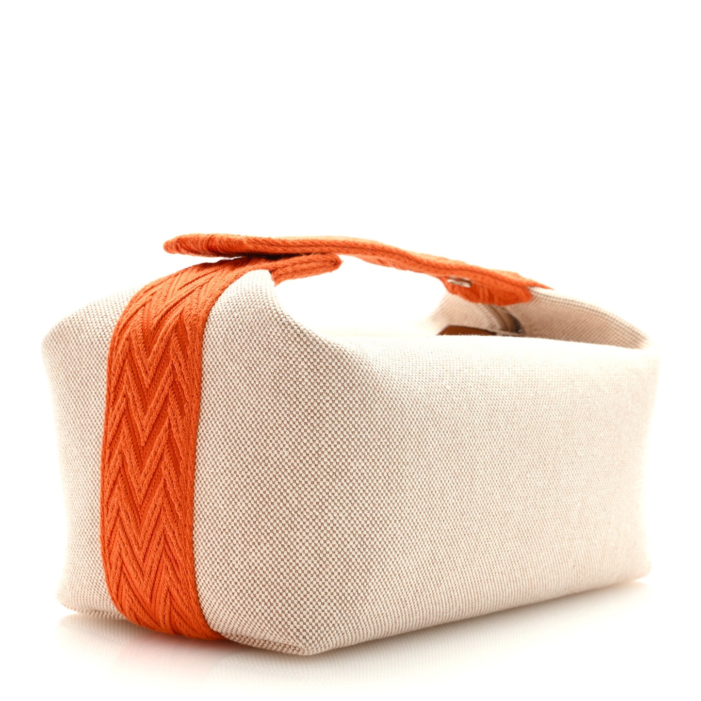 Canvas Small Bride-A-Brac Pouch Natural Orange