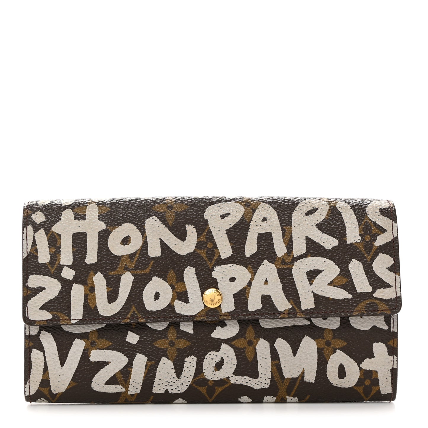 Monogram Graffiti Porte-Monnaie Wallet Silver