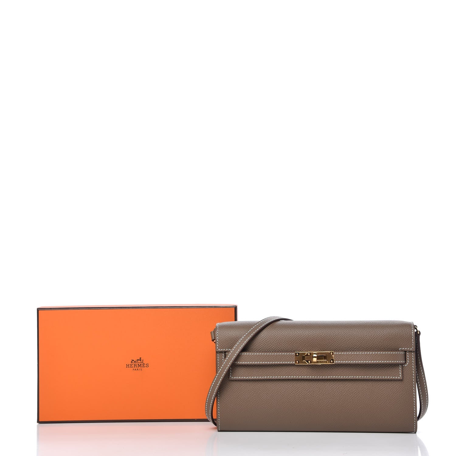 Hermes Epsom Kelly Wallet To Go Etoupe 10 of 10