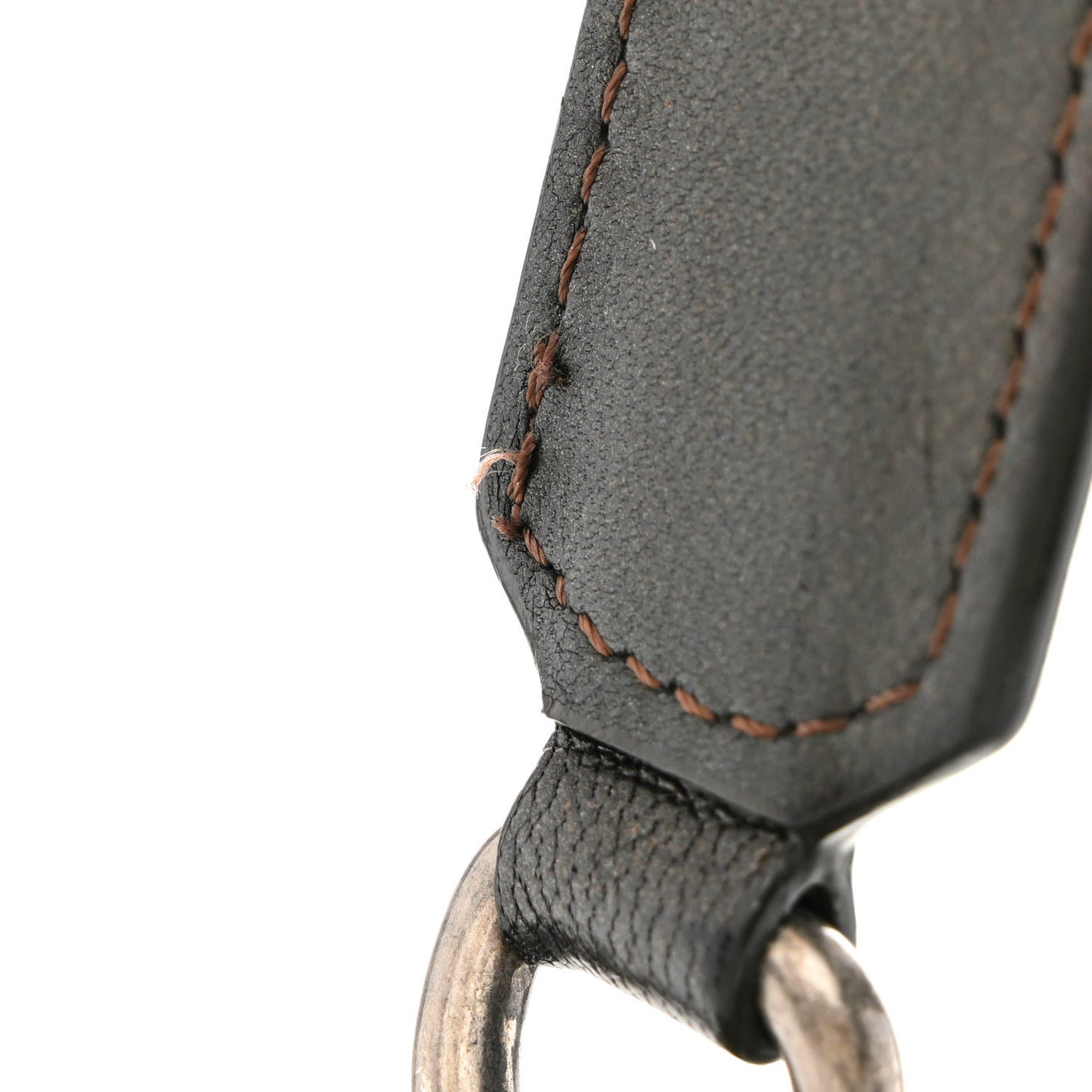 Metallic Goatskin Quilted Medium Rock In Rome Tote Charcoal