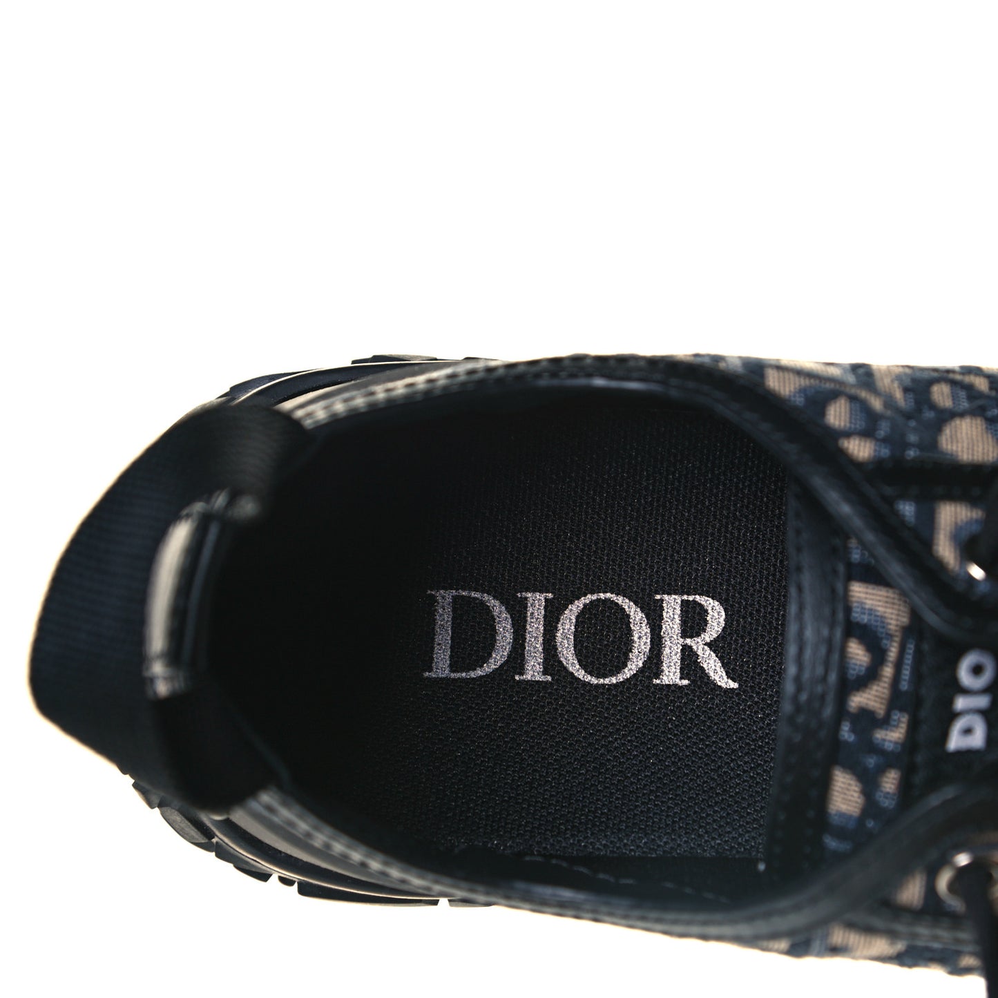 Jacquard Rubber Oblique Mens B28 Low Top Sneakers 44 Black Apricot