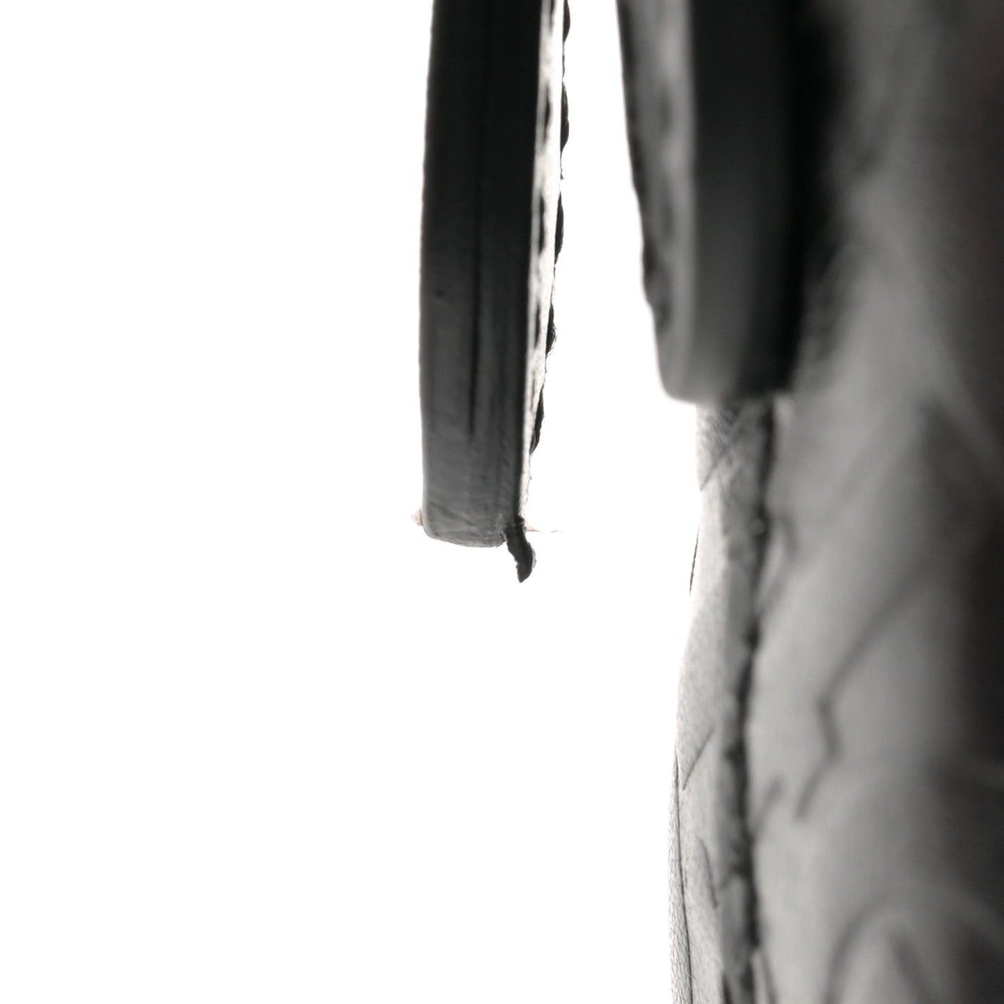 Calfskin Embossed Monogram Camera Chain Bag Black
