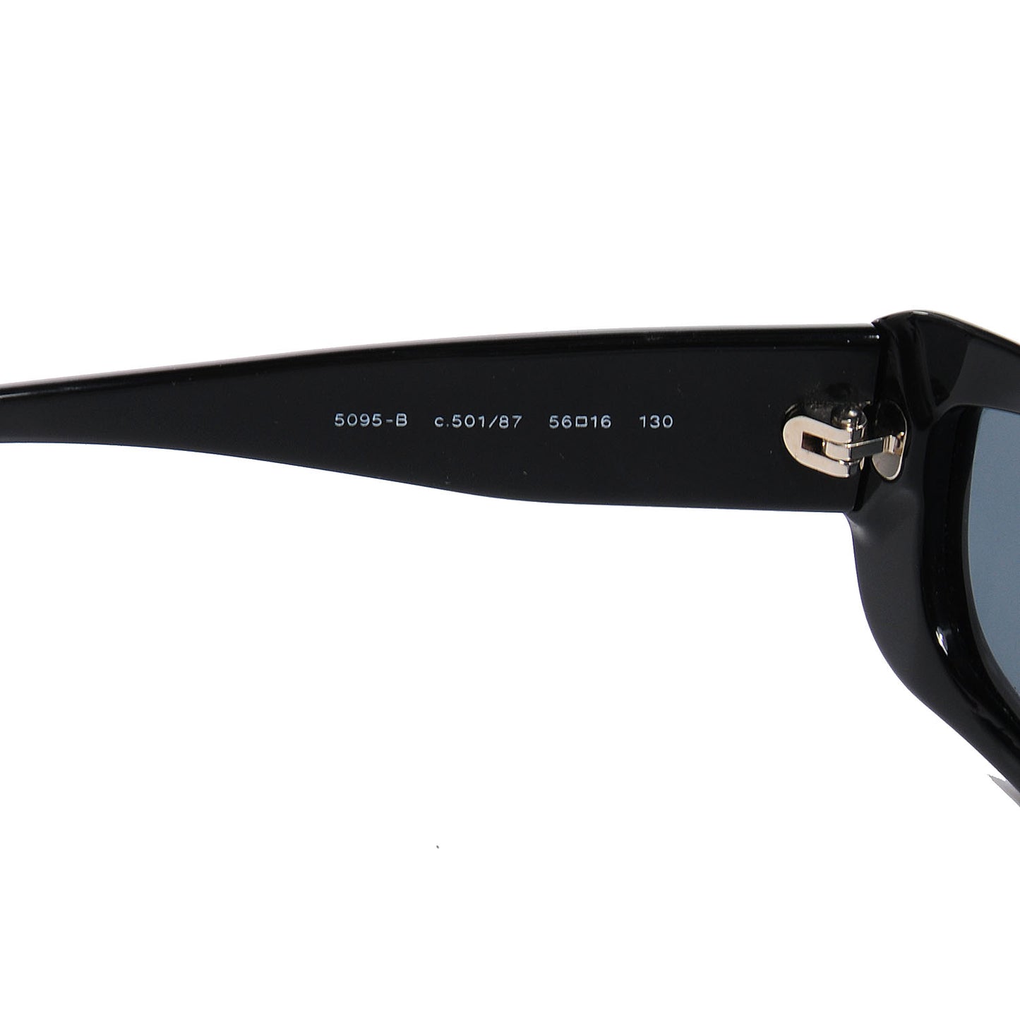 Crystal CC Logo Sunglasses 5095-B Black
