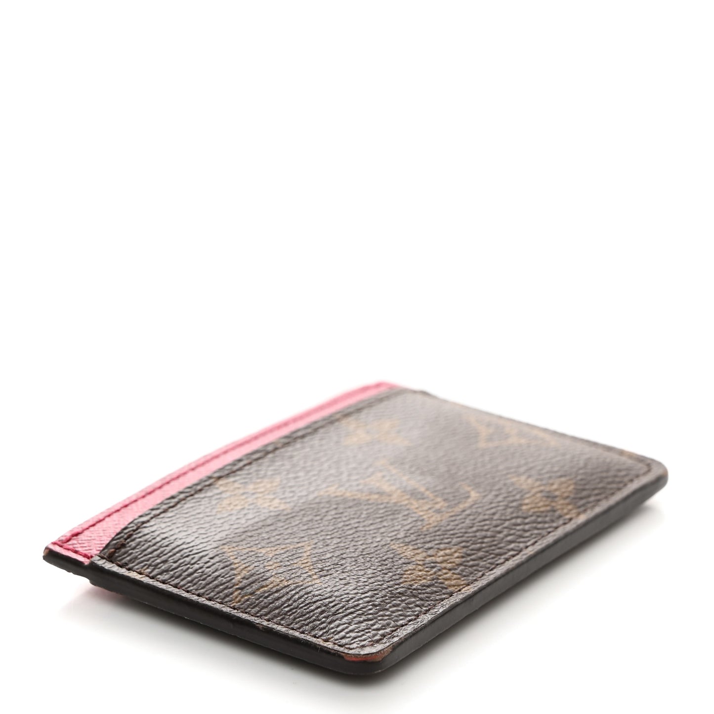 Monogram Card Holder Fuchsia