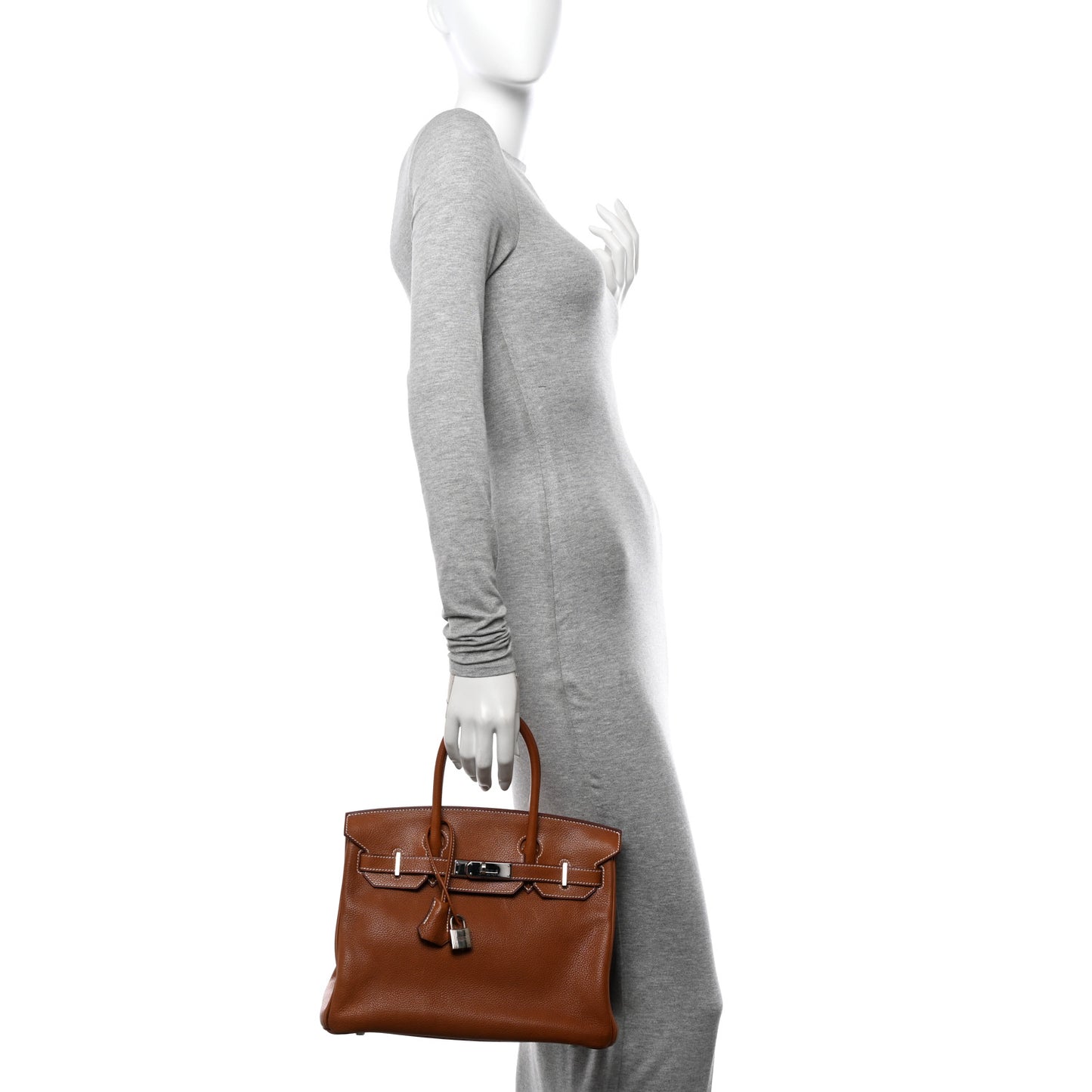 Natural Barenia Faubourg Birkin 30 Fauve