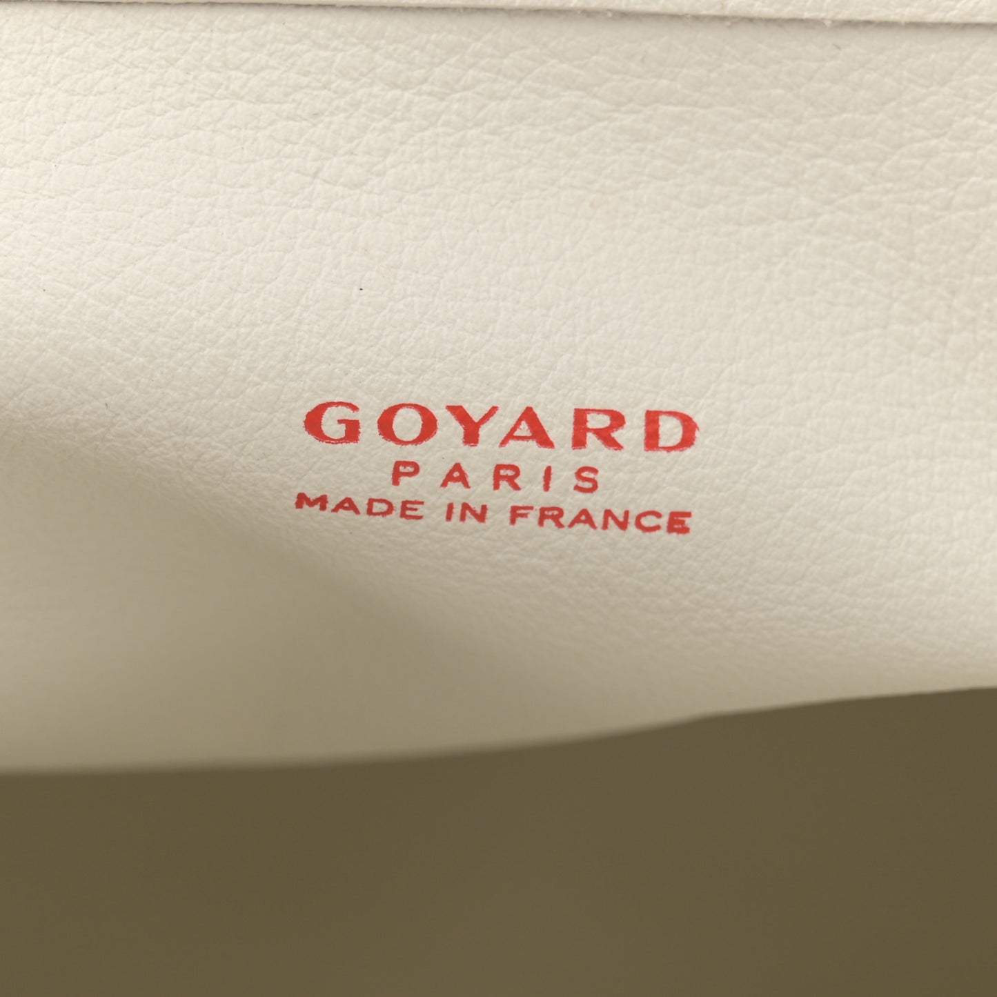Goyardine Reversible Mini Anjou White