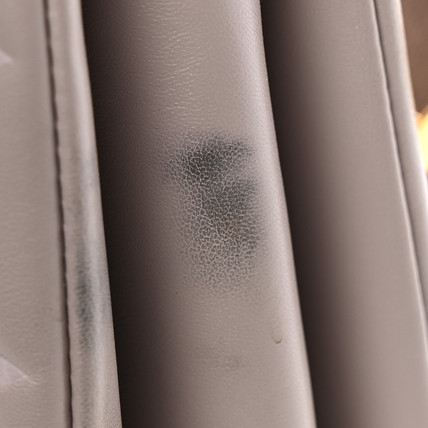 Lambskin Embossed Monogram Coussin MM Grey