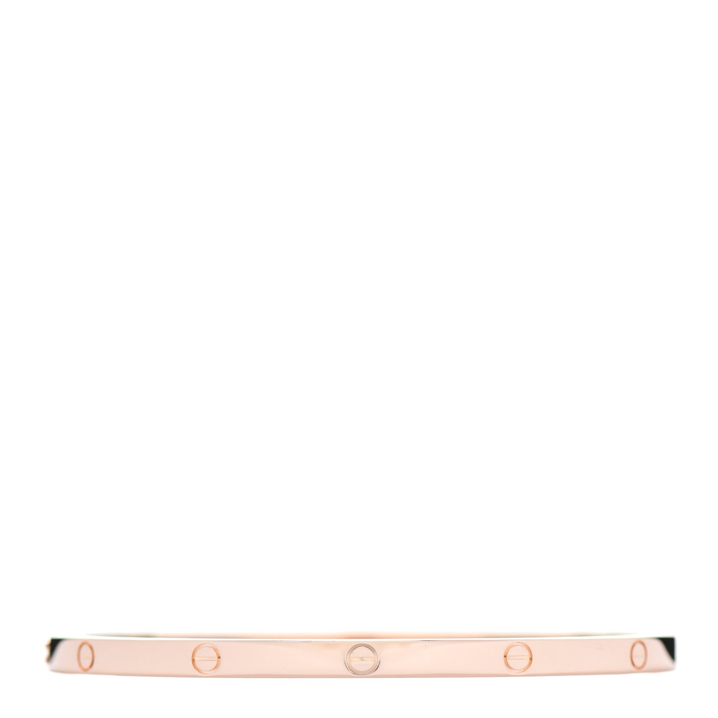 18K Pink Gold Small LOVE Bracelet 17