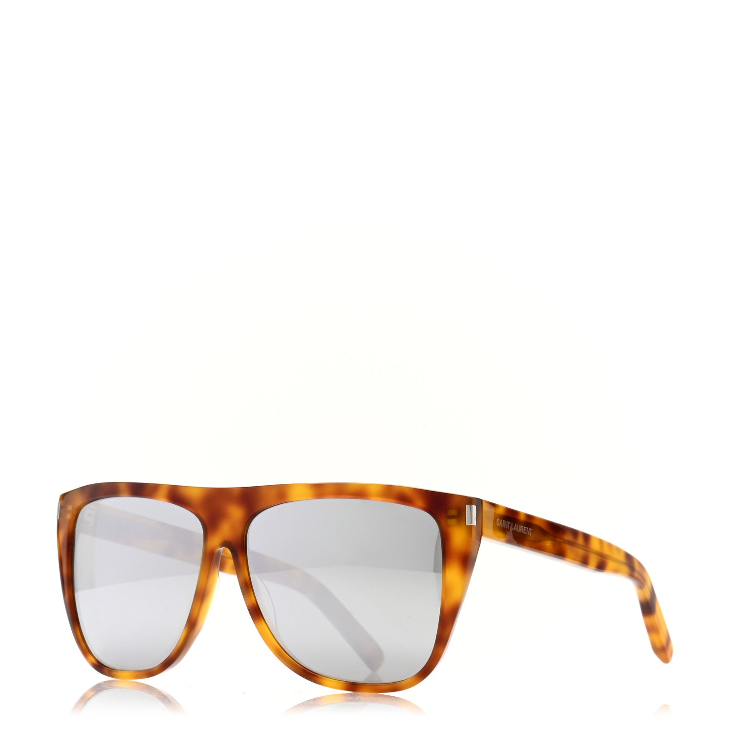 Saint Laurent Acetate Cat Eye SL1009 Sunglasses Tortoise 1 of 7