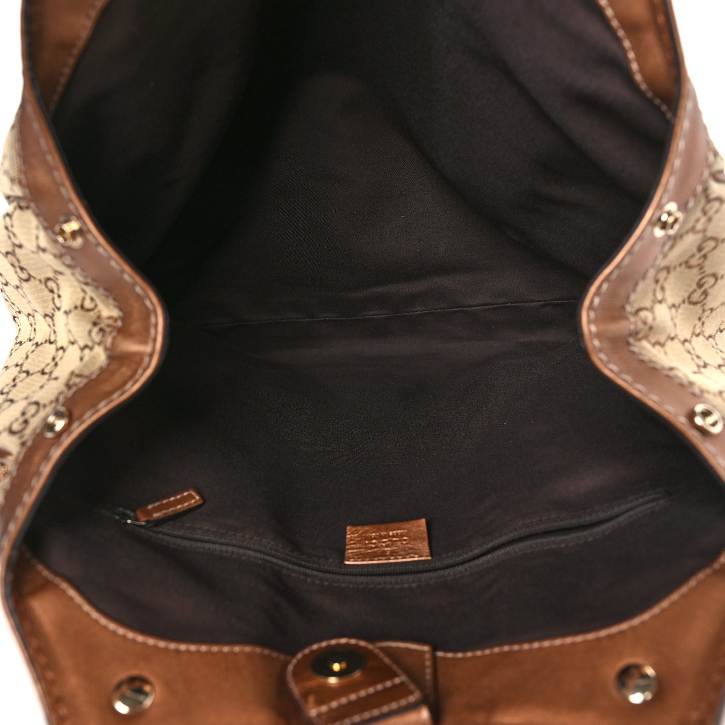 Monogram Medium Sukey Tote Brown