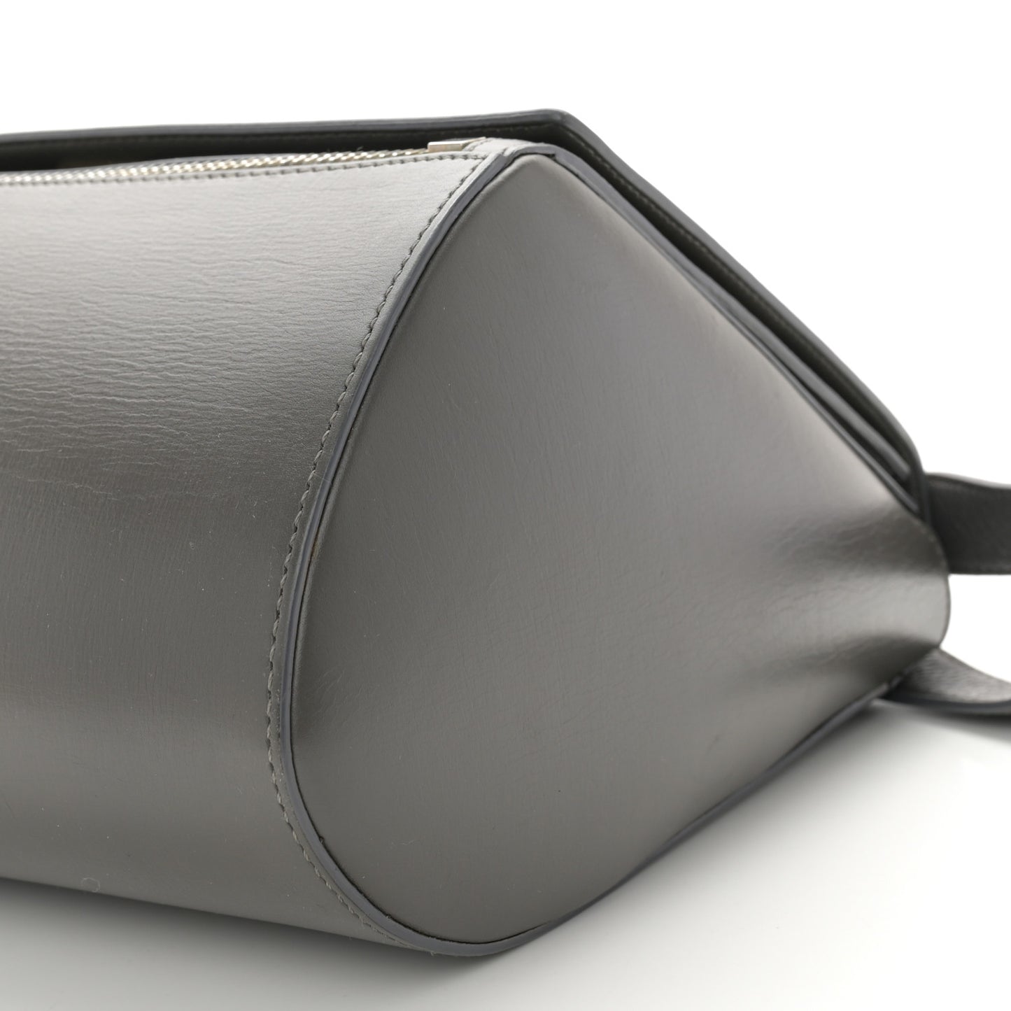 Textured Calfskin Medium Pandora Box Crossbody Bag Black