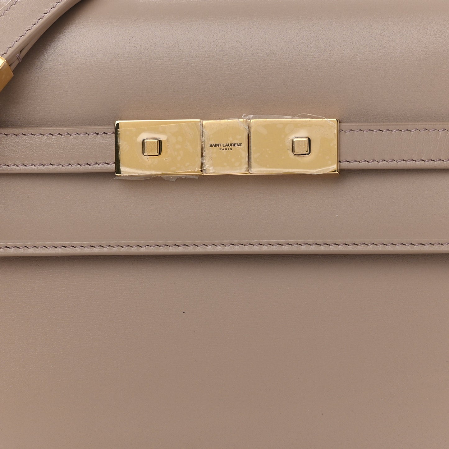 Smooth Calfskin Small Manhattan Shoulder Bag Rosy Sand