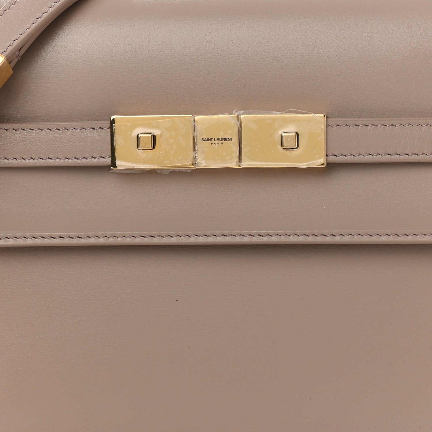 Saint Laurent Smooth Calfskin Small Manhattan Shoulder Bag Rosy Sand 8 of 10