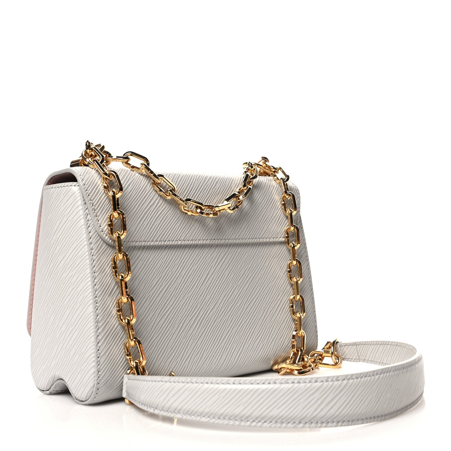 Epi Twist Shoulder Bag MM Gris