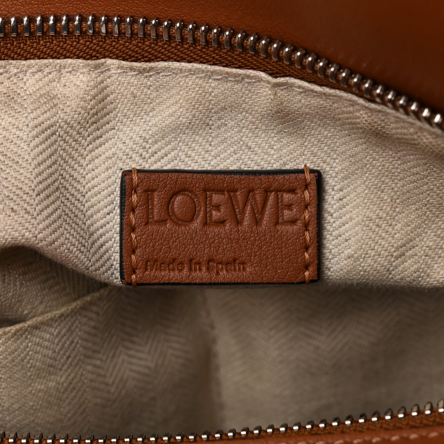 Calfskin Medium Puzzle Bag Tan