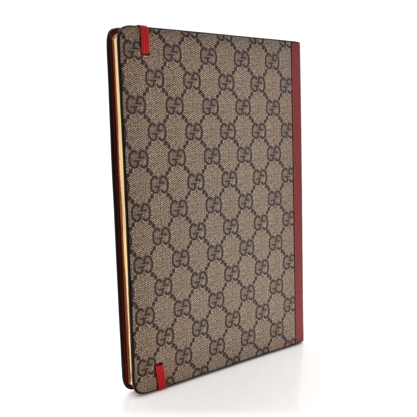 GG Supreme Monogram Pattern Red Cat Notebook Beige Multicolor New Acero
