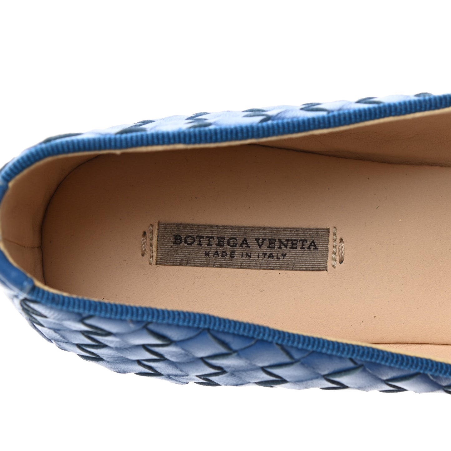 Nappa Intrecciato Flats 36.5 Bleuette