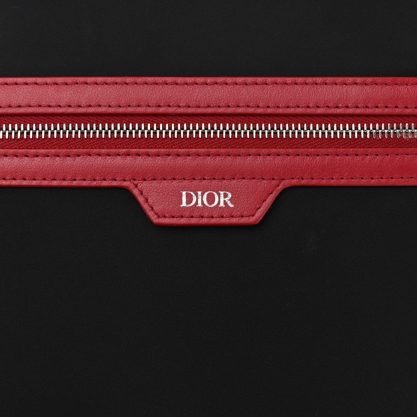 Calfskin Oblique Galaxy Perforated Marsupio World Tour Pelle Sling Red White