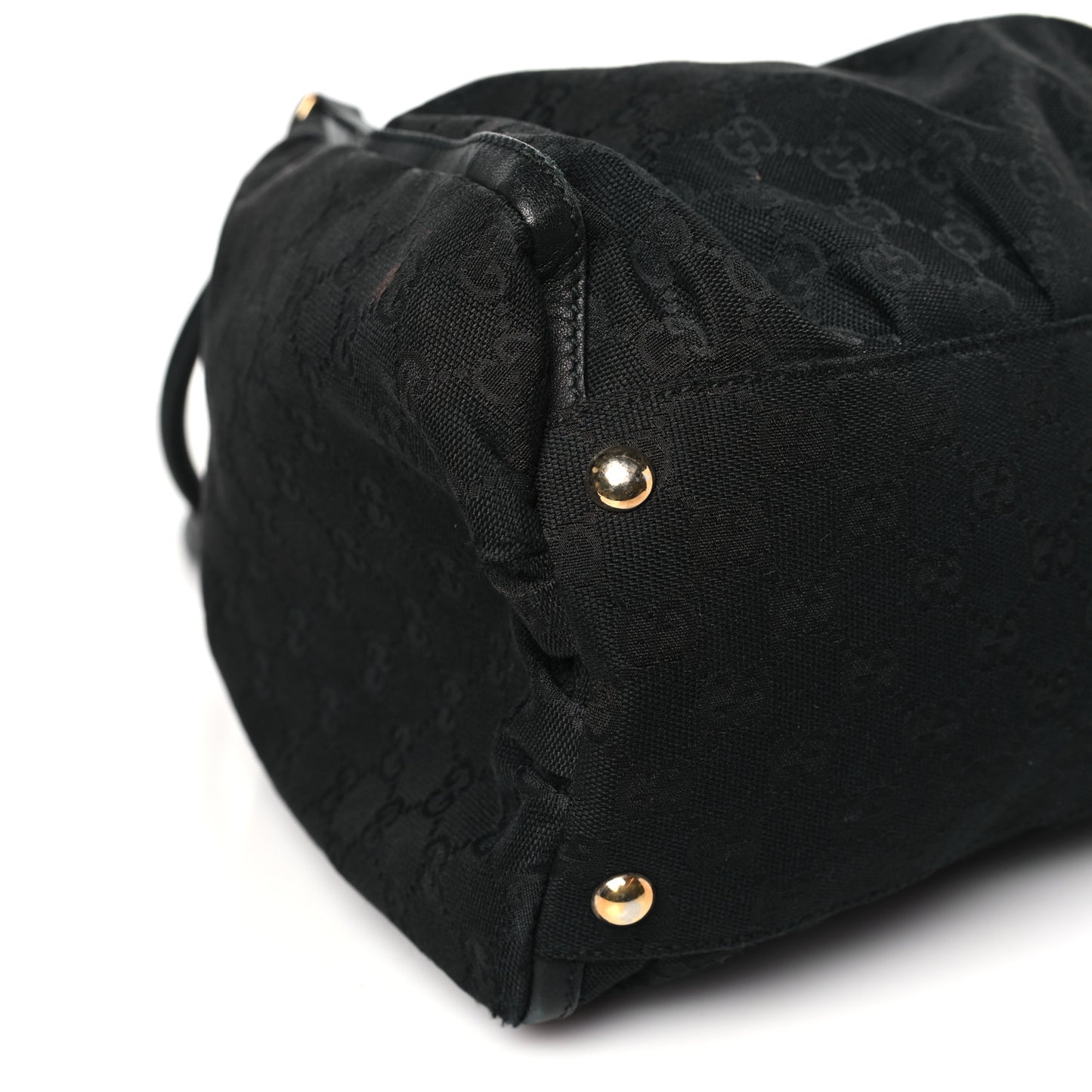 Monogram Large D Gold Hobo Black