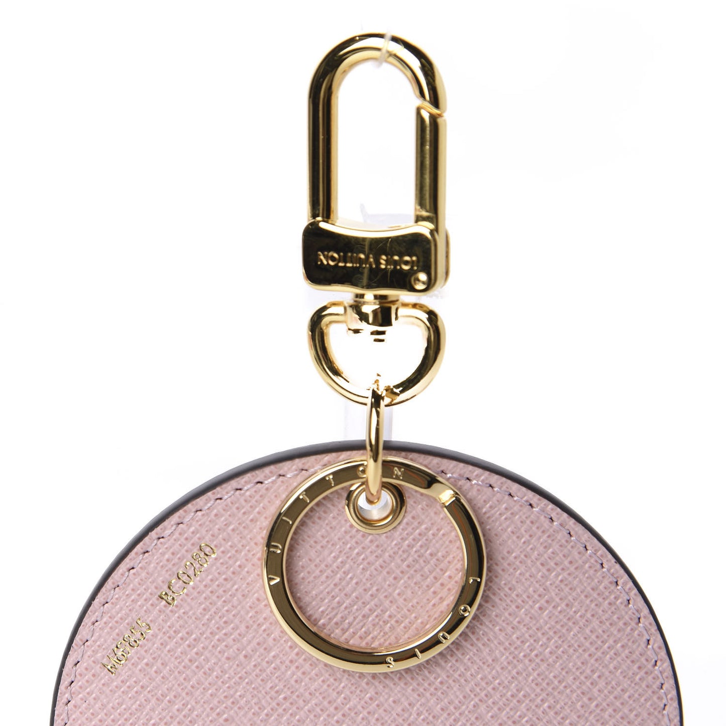Monogram 2020 Christmas Animation Big Wheel Bag Charm Key Ring Rose Ballerine