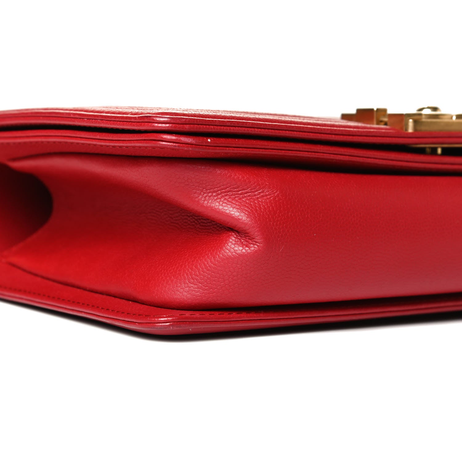 Chanel Caviar Quilted Medium Boy Flap Red 8 of 11