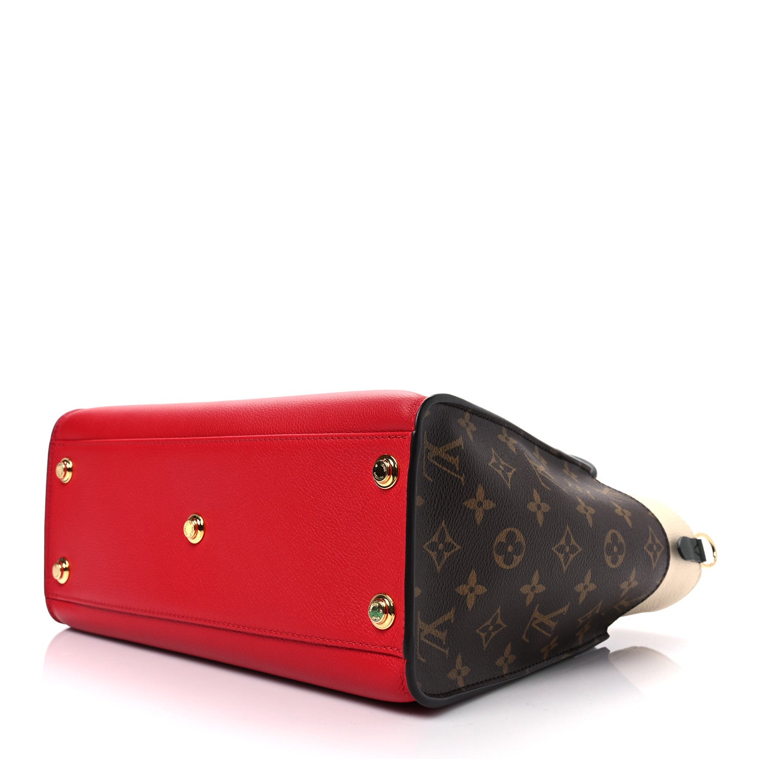 Louis Vuitton Calfskin Monogram On My Side Pirate Red 7 of 7