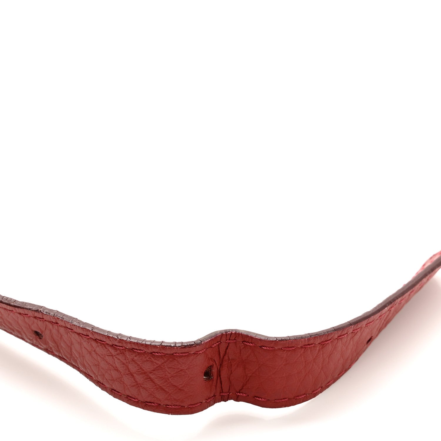 Chloe Grained Calfskin Small Marcie Saddle Bag Sienna Red 14 of 15