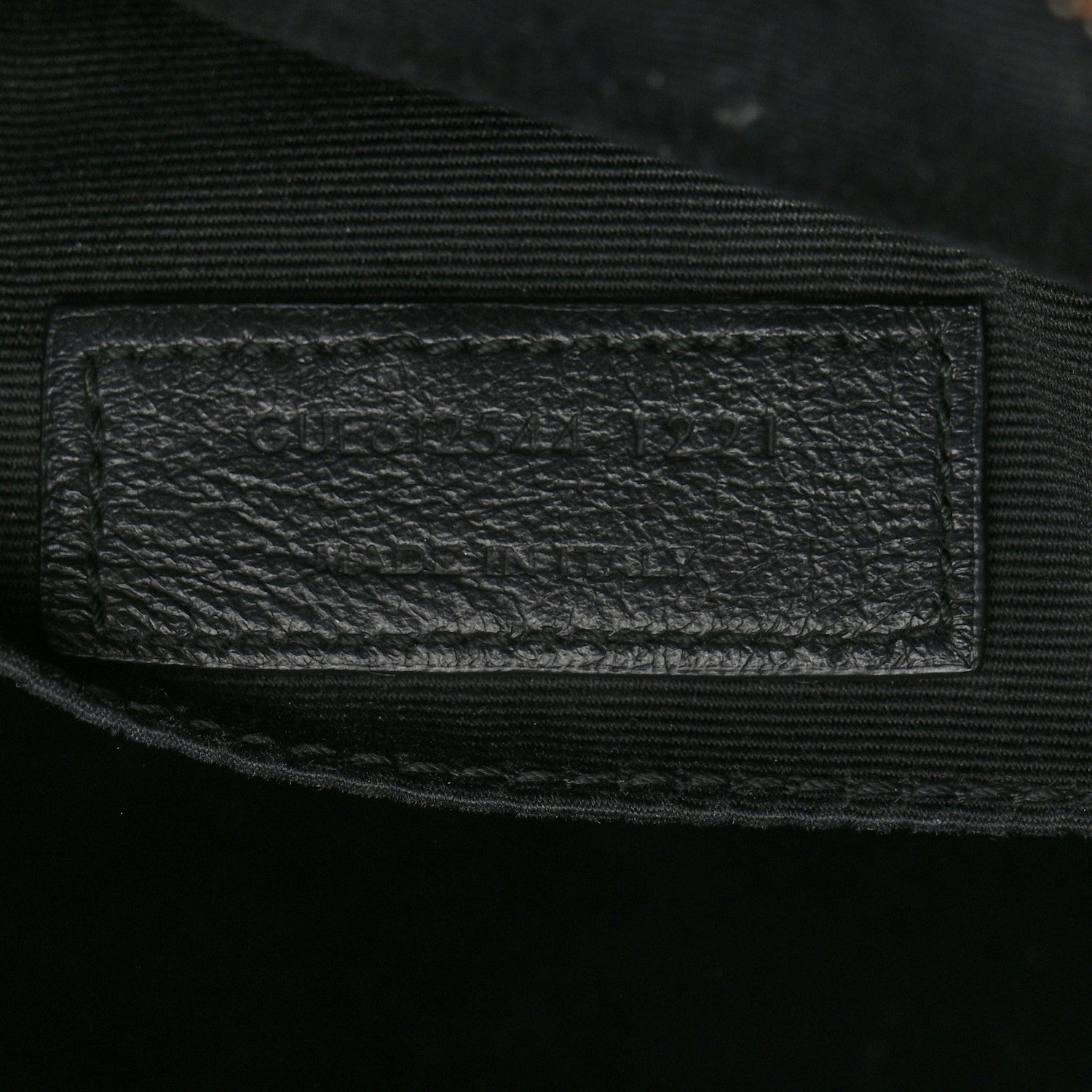 Saint Laurent Calfskin Matelasse Monogram Lou Camera Bag Black 7 of 10