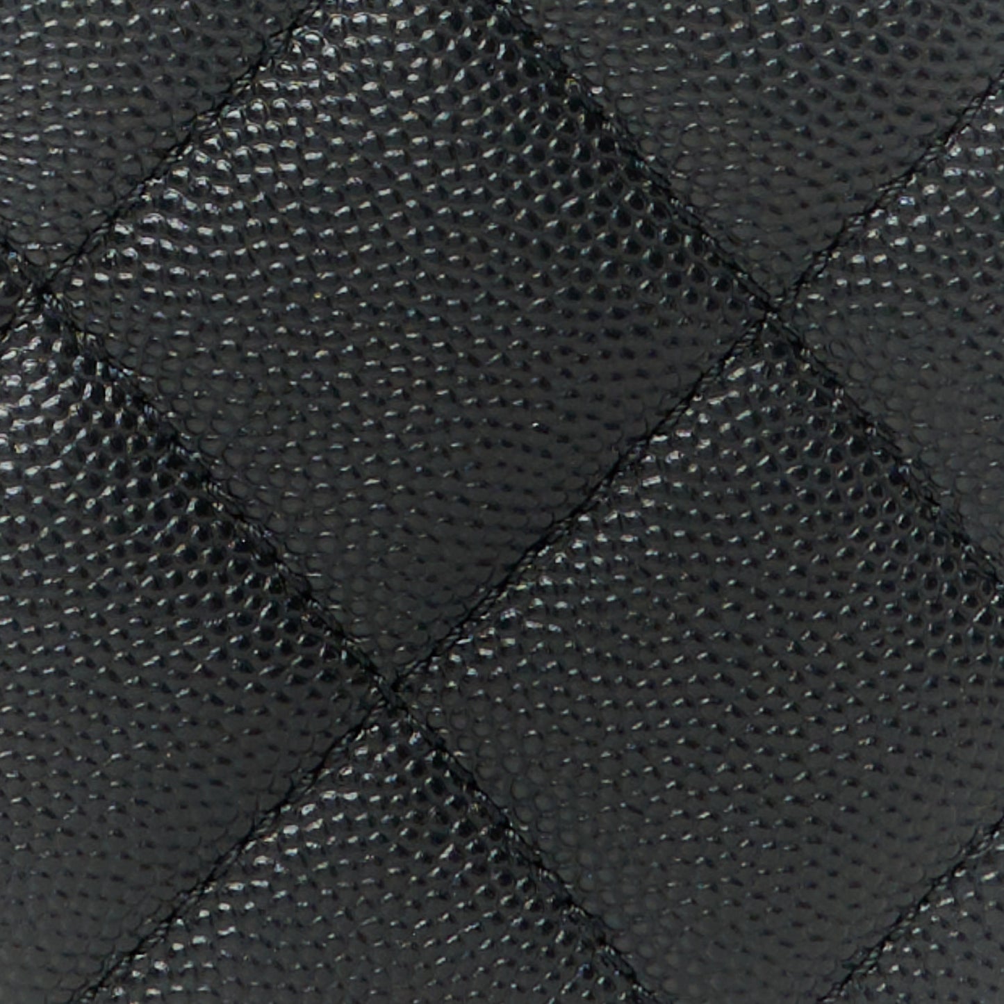 Caviar Quilted Waist Bag With Pouch Black