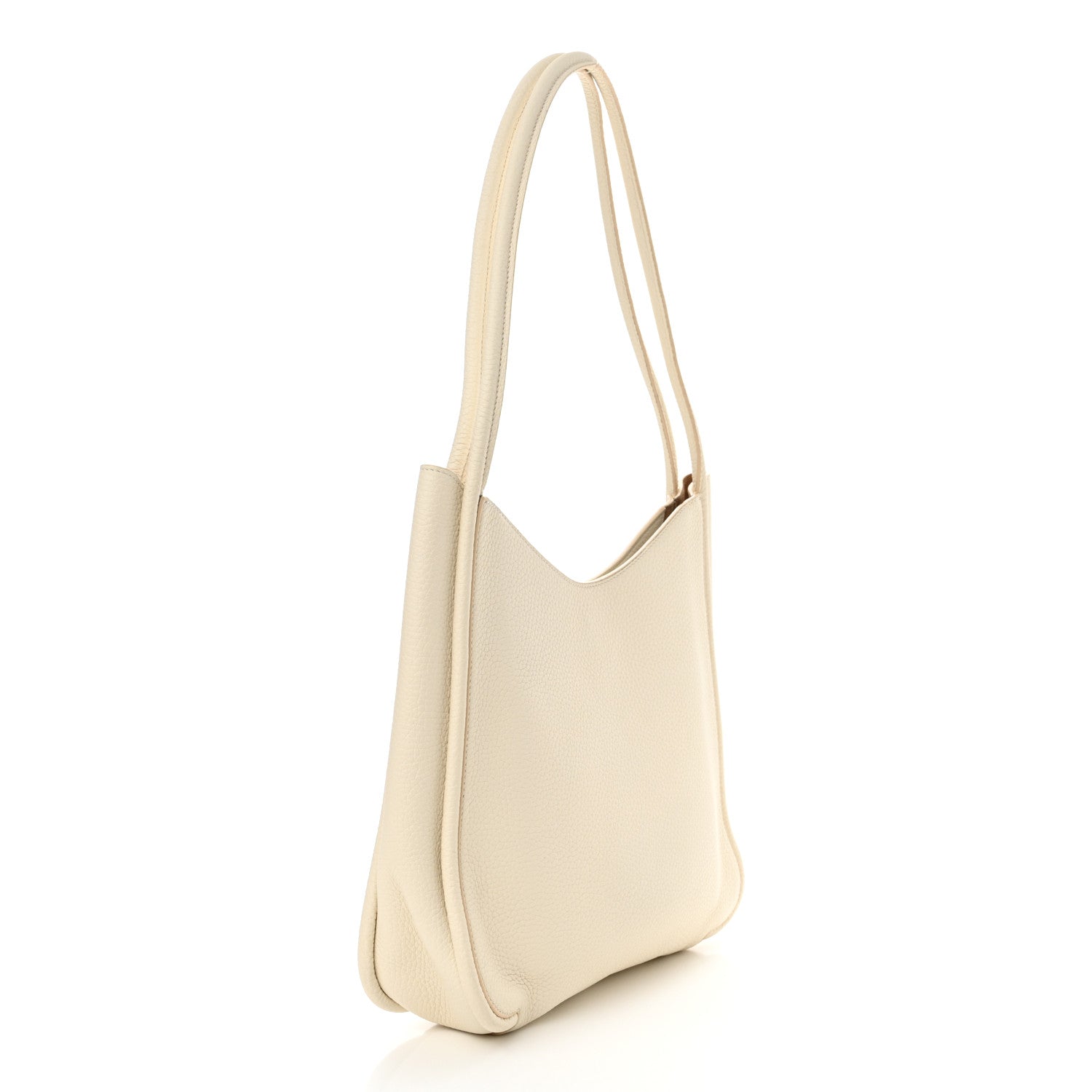 The Row Grained Calfskin Symmetric Tote Ivory 3 of 11