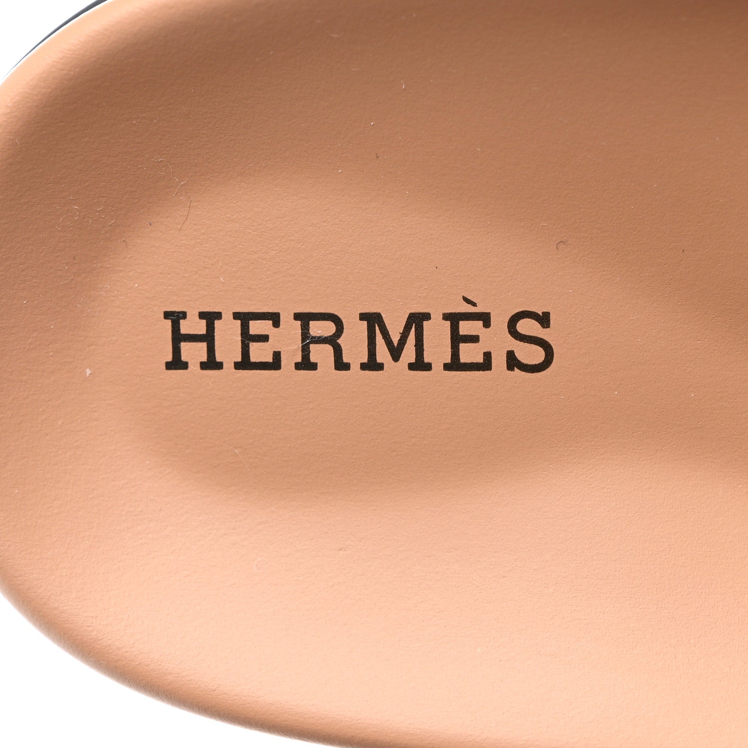 Hermes Suede Goatskin Womens Chypre Sandals 37.5 Rose Perle Black 7 of 9
