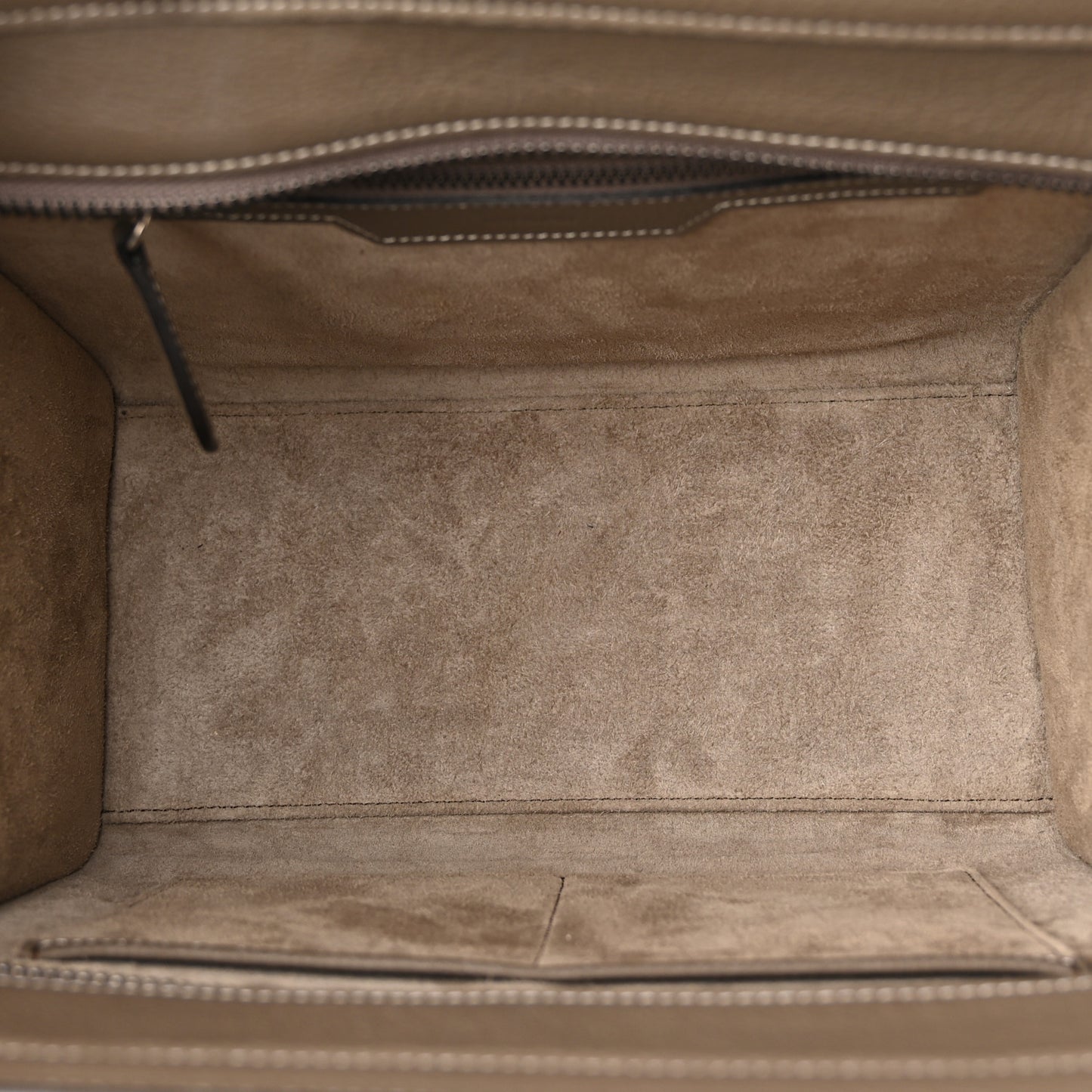 Drummed Calfskin Micro Luggage Souris