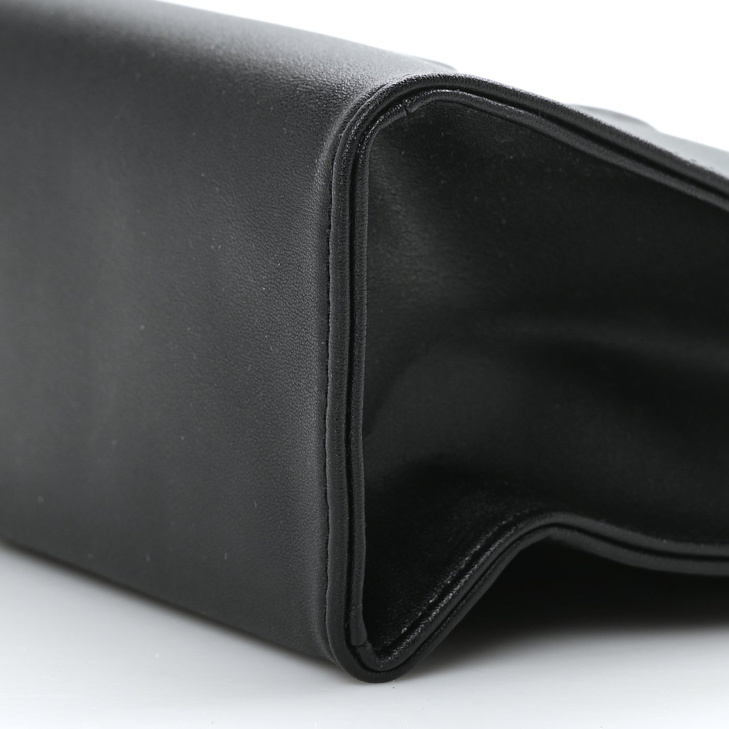 Vegan Leather Small Shopping Bag Black