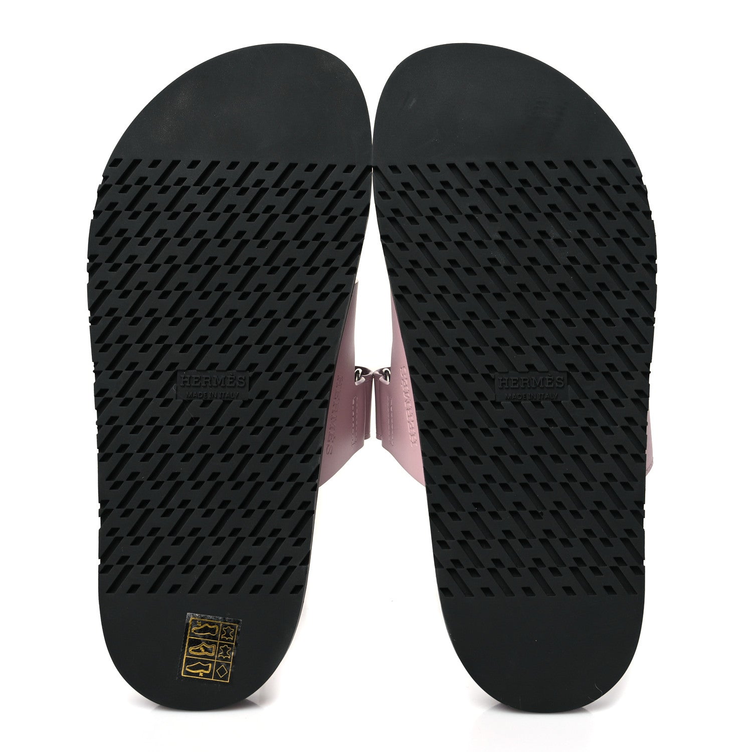 Hermes Calfskin Womens Chypre Sandals 38.5 Rose Cancan 5 of 9